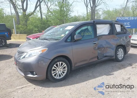 2016 Toyota Sienna Xle 8 Passenger из США, поврежденный, VIN 5TDYK3DC0GS764053